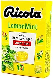 Ricola Sugar Free Herb Throat Drops Lemon Mint - 19 ct