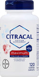 Citracal Max Size 120ct Citracal Calcium Citrate with Vitamin D Max Coated Capsules 120 Count