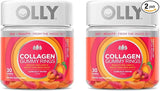 OLLY Collagen Gummy Rings! 30 Gummies Peach Peach Bellini Flavor! Formulated with Bioactive Collagen Peptides! Reduce Fine Lines and Boost Skin Resilience! Choose Your   !