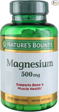 Nature's Bounty Magnesio 500 mg, 200 tabletas