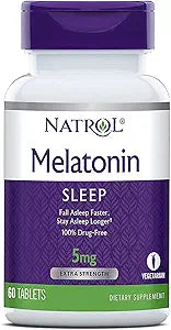 Natrol Melatonin Tablets, 5mg, 60 Count