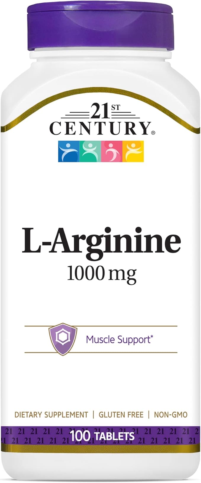 21st Century L-Arginine 1000mg, Maximum Strength 100 ea