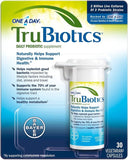 TruBiotics Daily Probiotic, 30 Capsules - Gluten Free, Soy Free Digestive + Immune Health Support Supplement for Men and Women