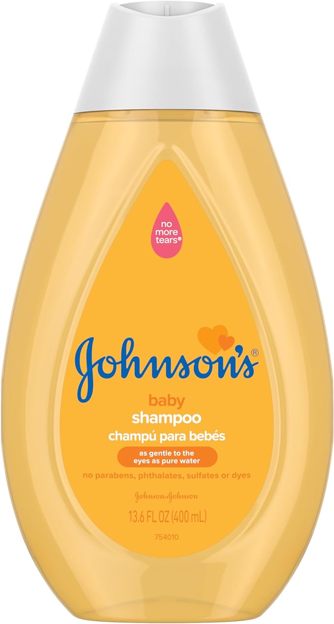 Johnson's Baby Tear Free Shampoo, No Parabens/Phthalates/Sulfates/Dyes, Fresh, 13.6 Fl Oz