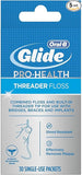 Glide Threader Floss, 30 Single-Use   ets each 
