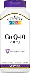 21st Century Co Q10 200 mg Capsules, 120 Count (27435)