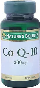 Nature's Bounty CoQ10, Heart Health and Healthy Aging, Dietary Supplement, 200mg, 45 Rapid Release Softgels