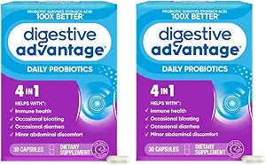 Digestive Advantage Daily Probiotic, 30 Capsules 