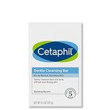 Cetaphil Gentle Cleansing Bar, 4.5 oz Bar , Nourishing Cleansing Bar For Dry, Sensitive Skin, Non-Comedogenic, Dermatologist Recommended Sensitive Skincare Brand