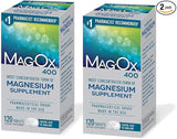 Mag-Ox 400 Magnesium Mineral Dietary Supplement Tablets, 483 mg Magnesium Oxide, 240 Count, Pharmaceutical Grade, 240 Count