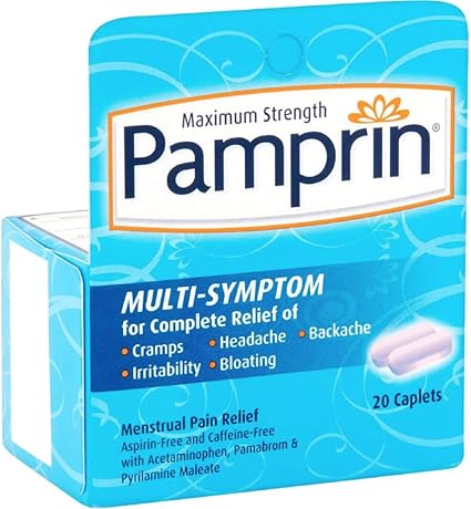 Pamprin Menstrual Pain Relief Multi Symptom -- 20 Capsules
