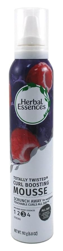 Herb Ess Mousse Twst Size 6.8z Herbal Essences Totally Twisted Curl Boosting Mousse