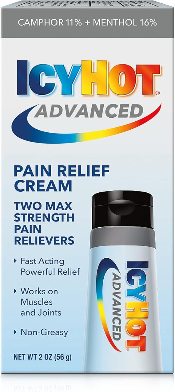 Icy Hot Advanced Pain Relief Cream, 2 oz, 1   