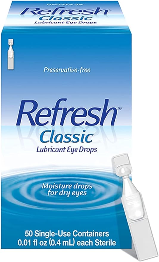 REFRESH Classic Lubricant Eye Drops Single-Use Containers 50 Each