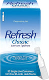 REFRESH Classic Lubricant Eye Drops Single-Use Containers 50 Each