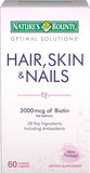 Nature's Bounty Hair, Skin and Nails Formula, 60 Coated Caplets