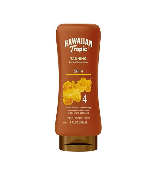 Hawaiian Tropic Dark Tanning Lotion SPF#4 8 oz.