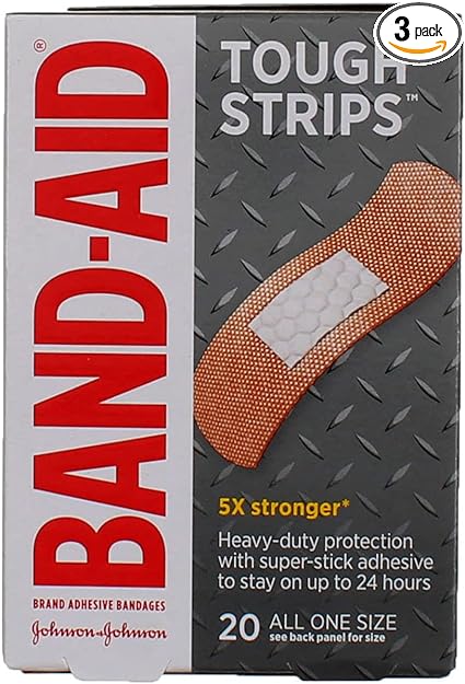 BAND-AID? Brand WATER BLOCK? TOUGH STRIPS·Bandages All One Size, 20 Count
