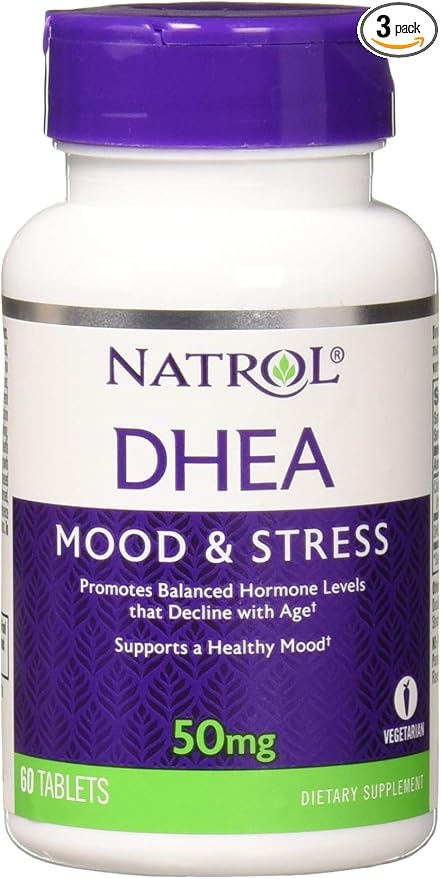 Natrol DHEA 50mg, 60 Tablets 60 Count