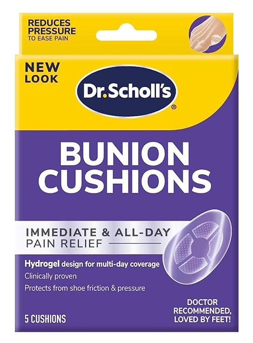 Dr. Scholls - Cojines para juanetes Duragel, 5 unidades