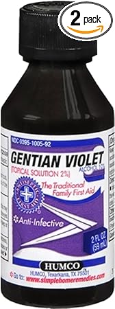 Humco Gentian Violet Topical Solution 2% 2 oz
