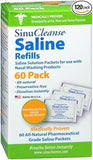 SINUCLEANSE SALINE REF PKTS 60	ASCENT CONSUMER PRODUCTS