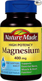 Nature Made High Potency Magnesium 400 mg Softgel