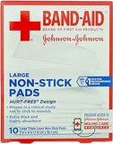 BAND-AID? Brand HURT-FREE? Non-stick Pads 3INX4IN, 10 COUNT