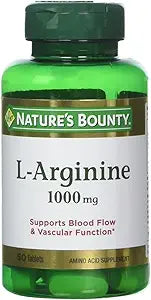 Nature's Bounty L-Arginine 1000 mg, 50 Tablets