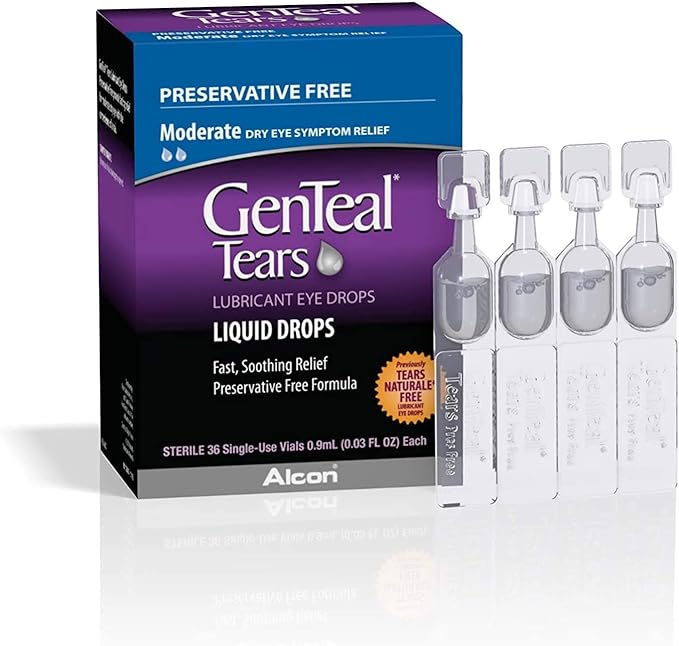 GenTeal Tears Liquid Drops, Single-Use Vials - 36 ct