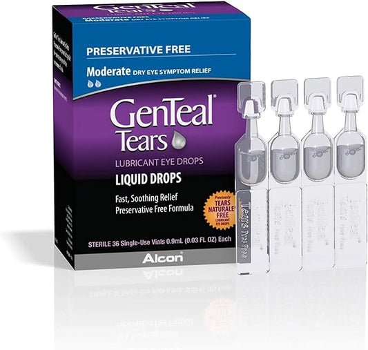 GenTeal Tears Liquid Drops, Single-Use Vials - 36 ct