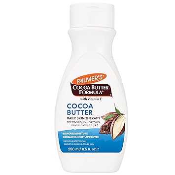 Palmer's Cocoa Butter Formula Daily Skin Therapy Cocoa Butter Body Lotion for Dry Skin, Hand & Body Moisturizer, Flip Cap Bottle, 8.5 Oz (   1)