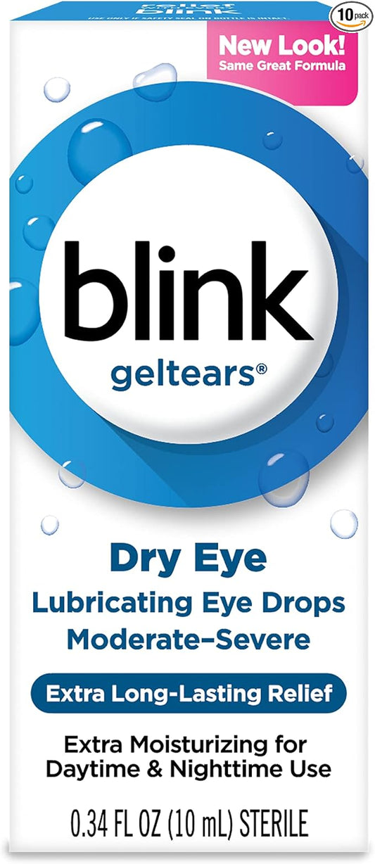 Roll over image to zoom in blink Gel Tears Lubricating Eye Drops 10 mL (   10)