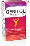 Geritol Multi-Vitamin Nutritional Support Tablets, Balance of 26 Essential Vitamins and Minerals, 40-Count