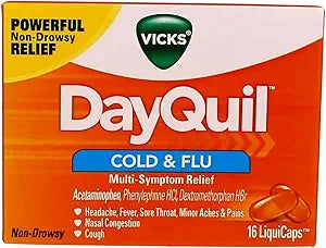 Vicks Vicks Dayquil Liquicaps, 16 Each 