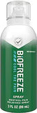 Biofreeze Menthol Spray 3 FL OZ Colorless Aerosol Spray Associated with Sore Muscles, Arthritis, Simple Backaches, and Joint Pain   (1)