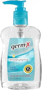 Germ-X Hand Sanitizer, Original, Pump Bottle, 8 Fluid Ounce