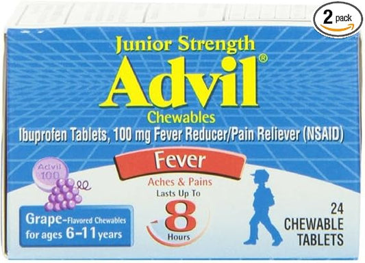 ADVIL CHILD JR CHEW GRAPE   24	HALEON US SERVICES INC