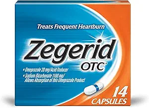 ZEGERID 20MG 14CP	EMERSON HEALTHCARE LLC