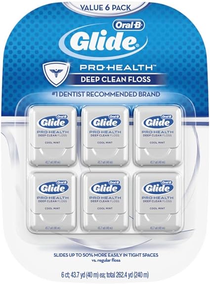 Oral-B Glide Pro-Health Dental Floss, Deep Clean, Mint, 40m
