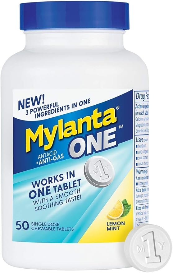 MYLANTA ONE LEMON MINT TAB 50	EMERSON HEALTHCARE LLC