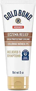 old Bond Medicated Eczema Relief Skin Protectant Cream, 8 oz., With 2% Colloidal Oatmeal