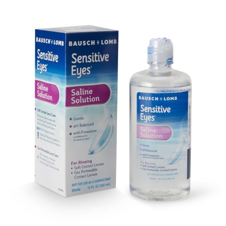 Contact Lens Solution Sensitive Eyes? Plus 12 oz. Solution