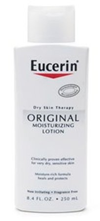 Hand and Body Moisturizer Eucerin? Original 8.4 oz. Bottle Unscented Lotion
