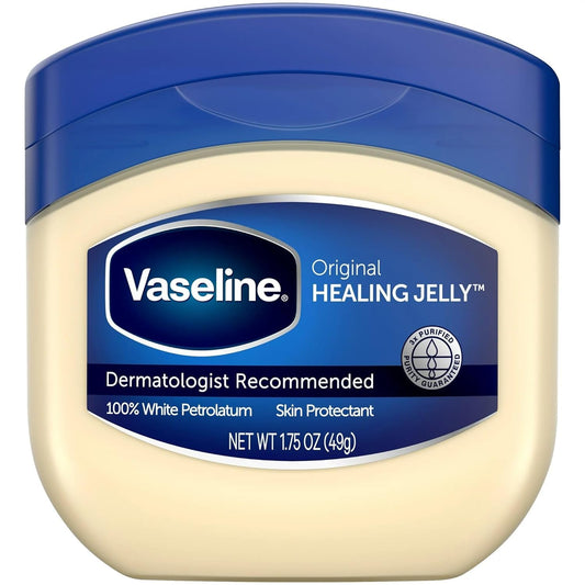 Vaseline 100% Pure Petroleum Jelly, 1.75 Oz / 49 Gr Jars