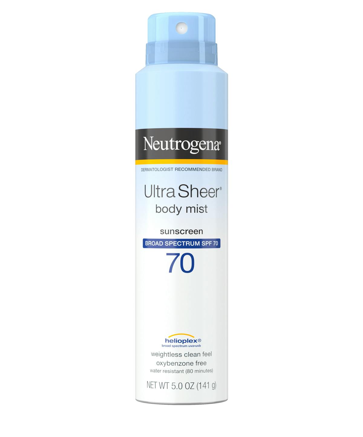 PREVIOUS NEXT Neutrogena Ultra Sheer Lightweight Sunscreen Spray, SPF 70, 5 oz