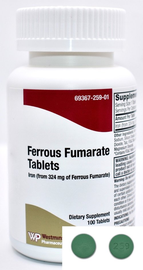 FERROUS FUMARATE TABLETS