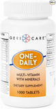 GeriCare One-Daily Multi-Vitamin & Minerals, Dietary Supplement Tablets (1000 Count