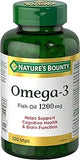 Nature's Bounty Omega Extra 1200mg 120 Count