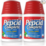 Pepcid Complete Tablets Cool Mint Flavor - 25 ct